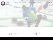 Tablet Screenshot of curling-zveza.si